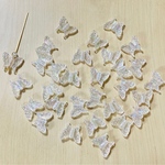AURORA CLEAR BUTTERFLY BEADS