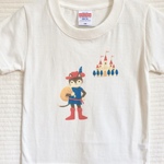 「長靴をはいた猫」Tシャツ　サイズ １００〜１３０（その他サイズもオーダーOK）