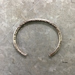 槌目304バングル　ステンレス＊シルバー※受注生産※