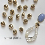 歪型metal  beads20p