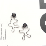 ◯abstract pierce  ステンレスピアス