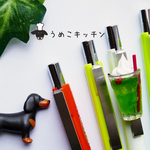 ミニチュア　クリームソーダ　シャープペンシル　ミニチュアフード 