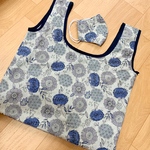 【再販】涼しげFlower🌻エコバッグ&マスクのセットアップ