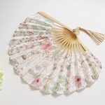 【N様専用ページ】Flower扇子*リバティIrmaアリスピンク×ナチュラル