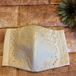 レースマスク＊ インド綿レース 夏用マスク 薄いマスク 立体レースマスク