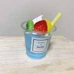 フルーツフラペチーノ♡ブルー♡レジン製フェイクドリンク