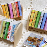 ミニチュア　マガジンラック　BOOK付♪