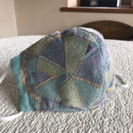 刺繍布接触冷感生地マスク