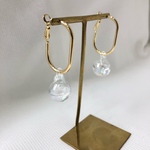 ウォーターガラスドームピアス/イヤリング