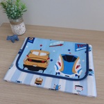 【オ－ダ－予約品】ｍ様専用＊大きな電車柄お弁当袋