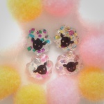 ほこほこひつじピアス(Kira kira)