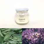 セージとラベンダーの香り★Cleanse クレンズ★アロマソイキャンドル75g