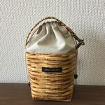 再９♡　洗える！保冷マグマグケース　かご柄　マグマグ入れ　マグ