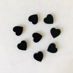 Black Heart Cabochons