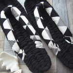 布ぞうり：mimikurumiさまご予約品＊black28cm/triangle