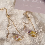summer flower bracelet〈purple〉