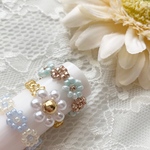 《再入荷♡》ビーズリング セット💍♡ ブルー 