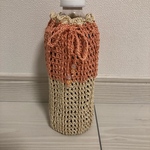 ペットボトルカバー  レース ハンドメイド