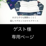 専用＊隠しマグネットのマスクケース・恐竜2点