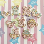 【155】ミニサイズのプラ板セット♡大人気!!!当店限定♡いちごきなこさんとコラボ♪デコパーツ プラパーツ 貼り付けパーツ ハンドメイド材料  ハンドメイドアクセサリー