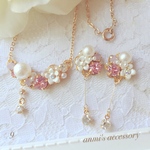 【9】箱発送 大人可愛い 華奢 お花♡ピアス*ネックレス