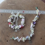 布花　ミニリース、ミニガーランドのセット