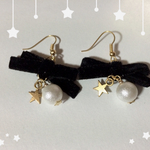 おりぼんパールピアス