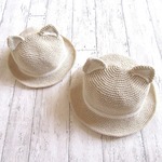 【ｙ様ご予約品】コットンのねこ耳ハット