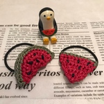 スイカ🍉のヘアゴム 送料無料！
