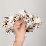 【Flower crown】ドライフラワー　プリザーブドフラワー　花冠　花かんむり