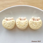 くまさんのクッキーアイス【ミルク】/ストラップ/小キーホルダー/ネックレス