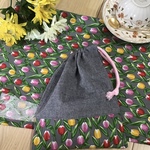 ⭐️只今専用ページ⭐️送料込40×50❤️チューリップ女の子花柄ランチョンマットセット小学校机サイズ