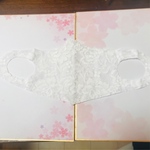 レースのひんやり夏用マスク『UVカット』『粉末』『冷感』『抗菌』『伸びる』