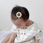 ベビー&キッズ♡ヘアクリップ ひまわり🌻