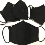 子供　　夏用マスク(黒シフォン)