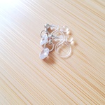 ジルコニアのシンプルノンホールピアス✨