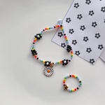 🌈 レインボービーズブレスレット＆リング 🌈