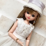 リカちゃんサイズ　22cmドールサイズ　summer snow