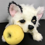 白いチワワのバッグ