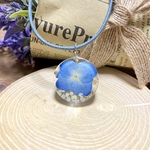 紫陽花ペンダント  ブルー23mm