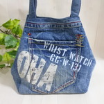 【❤SALE❤】リメイクデニム＊トートバッグ