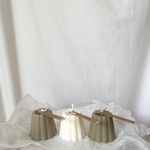 soy candle canele ソイキャンドル カヌレ ホワイト