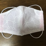 夏用マスク 白レースマスクハンドメイドマスク