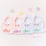 キャンディおばけのスタイ★ハロウィンスタイ★お名前刺繍・名入れスタイ★・出産祝い★男の子スタイ・女の子スタイ★