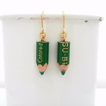  色鉛筆ピアス（みどり）