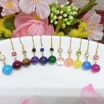 天然石のピアス/イヤリング