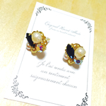 パールビジューピアス  no.1