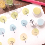 消しゴムはんこ♡北欧♡木のハンコSET
