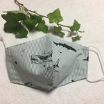 大きめサイズ　接触冷感、UVカット　Sharpなサメ　立体マスク