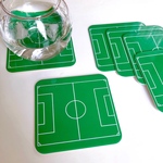 おもてなし用コースター♪サッカーコート